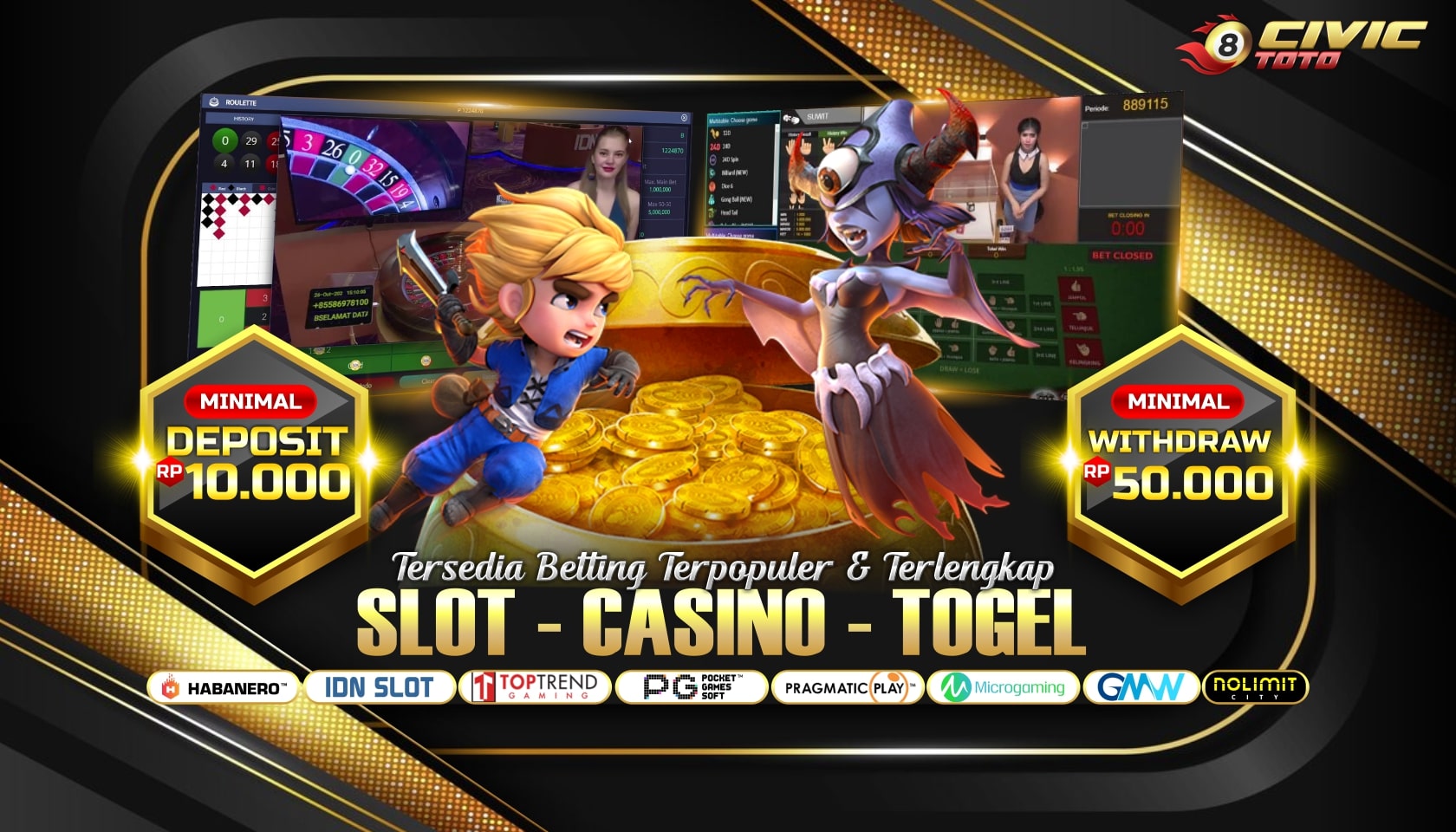 CIVICTOTO: Situs Togel Online & Slot Online Terpercaya Paling Diminati Hari Ini